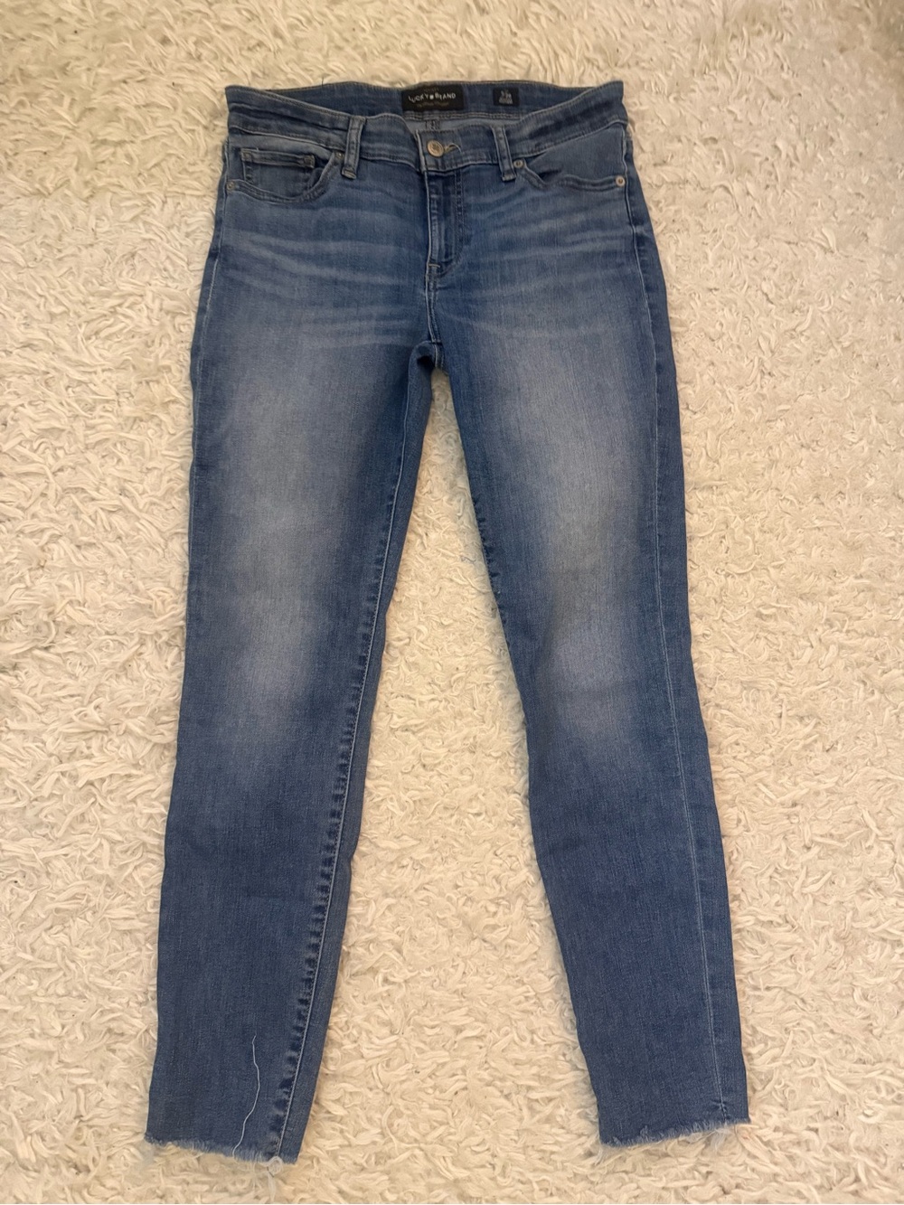Lucky Brand Medium Blue Skinny Jeans